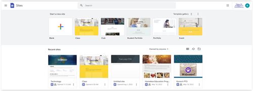 Google Sites image